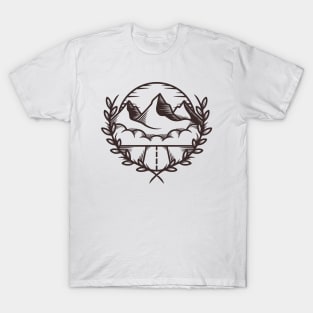 Mountain Nature Crest T-Shirt